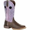 Durango Lady Rebel Pro  Women's Amethyst Western Boot, DARK EARTH/AMETHYST, M, Size 9.5 DRD0354
